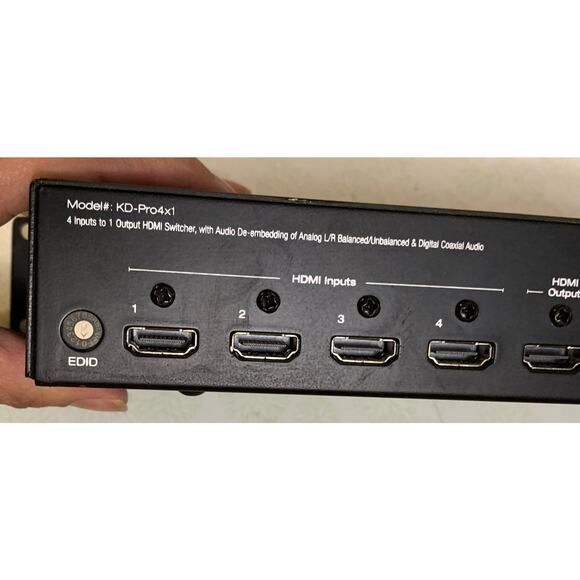 Key Digital KD-Pro 4x1 Switcher with Power Supply Tested - Picture 3 of 4